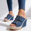 Harper Lane Denim Wedge