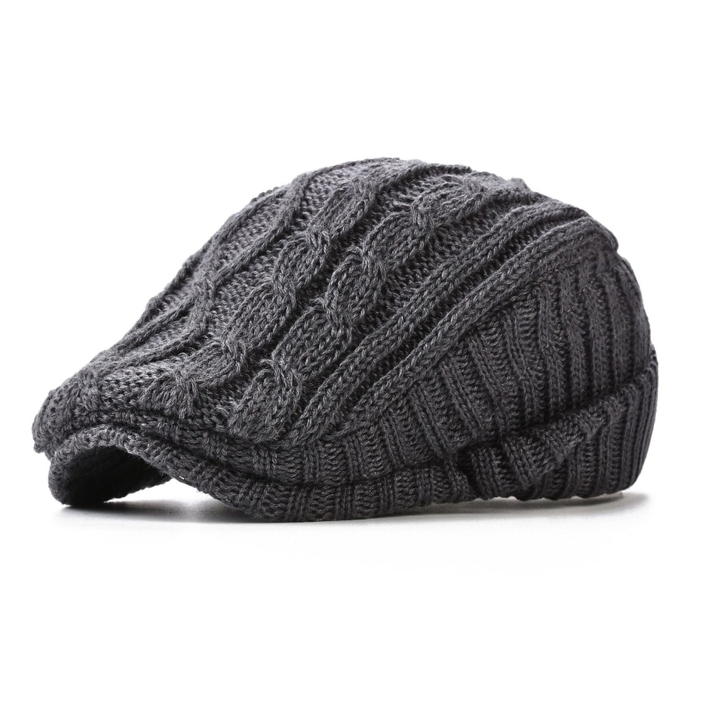 Summit Knit Flat Cap
