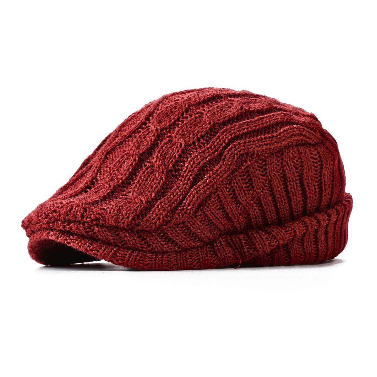 Summit Knit Flat Cap